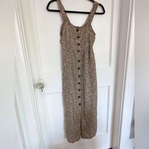 Japna Cheetah Print Buttondown dress. Form fitting. Size M. Great condition.